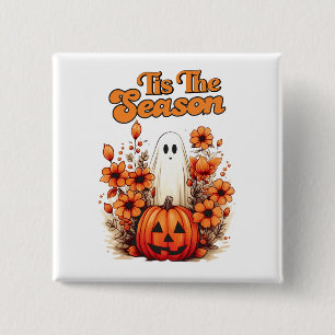 Badge Carré 5 Cm Halloween de la saison