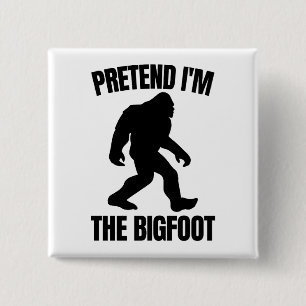 Badge Carré 5 Cm Halloween drôle 2020 - Faites comme si j'étais Big