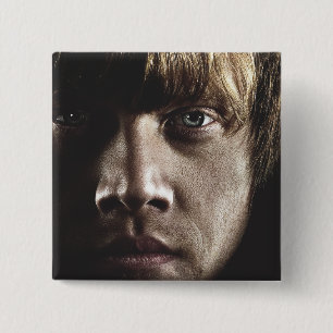 Badge Carré 5 Cm Hallows - Ron