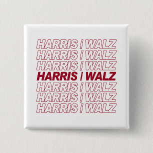 Badge Carré 5 Cm Harris / Walz