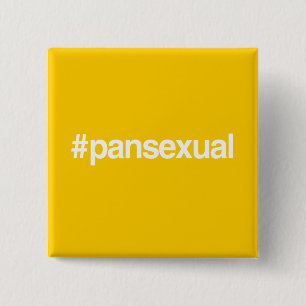 BADGE CARRÉ 5 CM HASHTAG PANSEXUAL