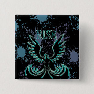 Badge Carré 5 Cm Hausse Phoenix