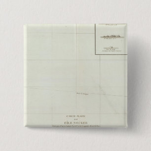 Badge Carré 5 Cm Hawaï