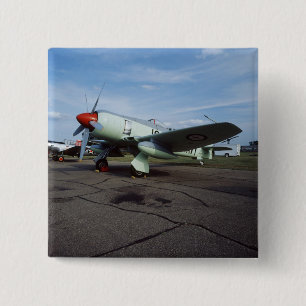 Badge Carré 5 Cm Hawker Sea Fury au CAF, Minnesota Wing, au 2
