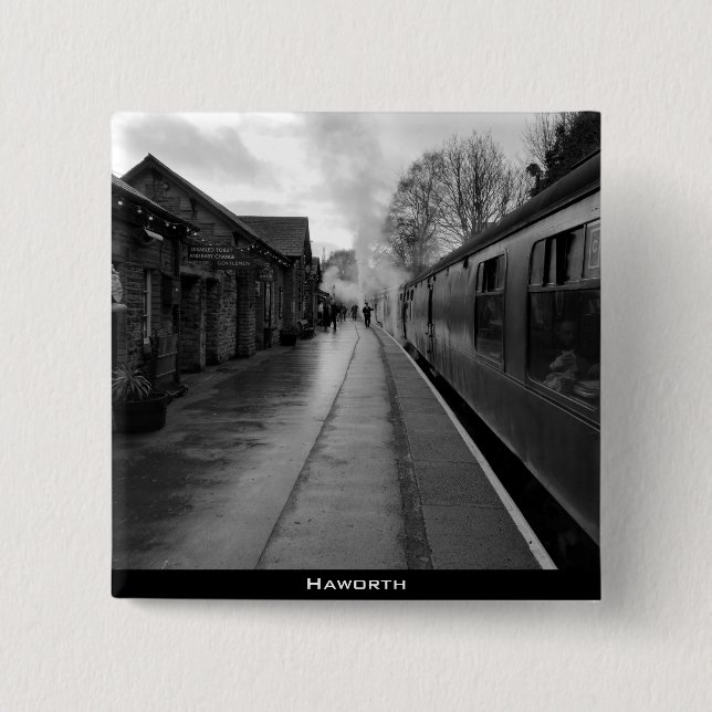 Badge Carré 5 Cm Haworth (Devant)