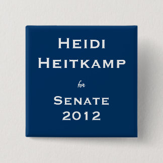 Badge Carré 5 Cm Heidi Heitkamp pour le sénat