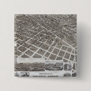 Badge Carré 5 Cm Helena, Mont