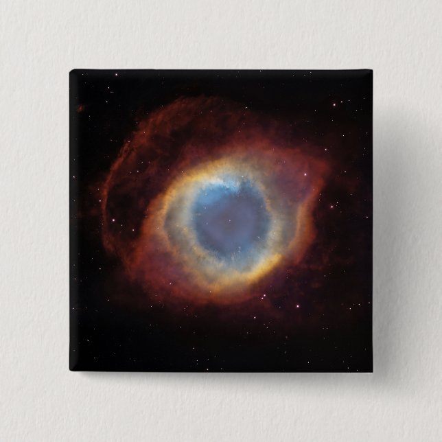 Badge Carré 5 Cm Helix Nebula (Devant)