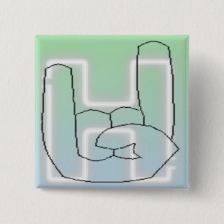 Badge Carré 5 Cm Hella Button