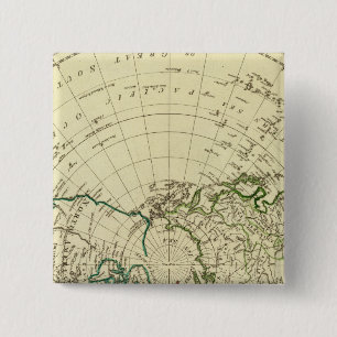 Badge Carré 5 Cm Hémisphère Nord 2