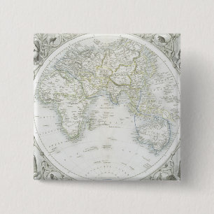Badge Carré 5 Cm Hémisphère oriental, d'une série d'unité centr