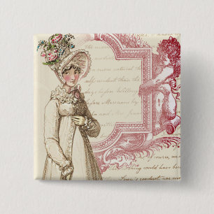 Badge Carré 5 Cm Henrietta