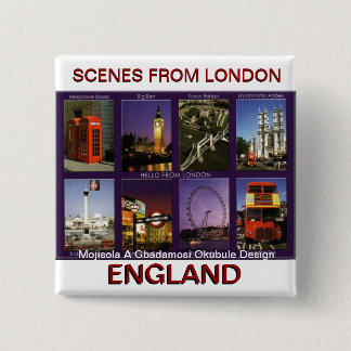 BADGE CARRÉ 5 CM HENRY AUGUSTINE MATTHEW MOJISOLA ADEOLACOLLECTIONS