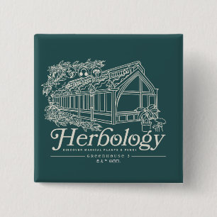 Badge Carré 5 Cm Herbologie HOGWARTS™