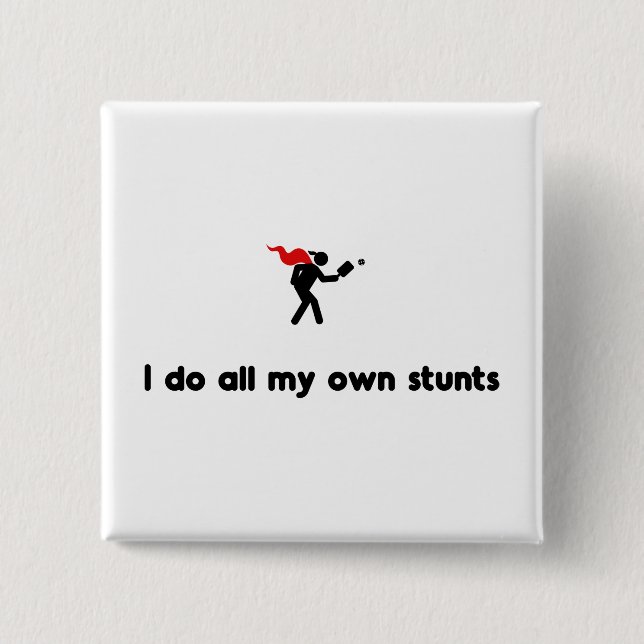 Badge Carré 5 Cm Héros de Pickleball (Devant)