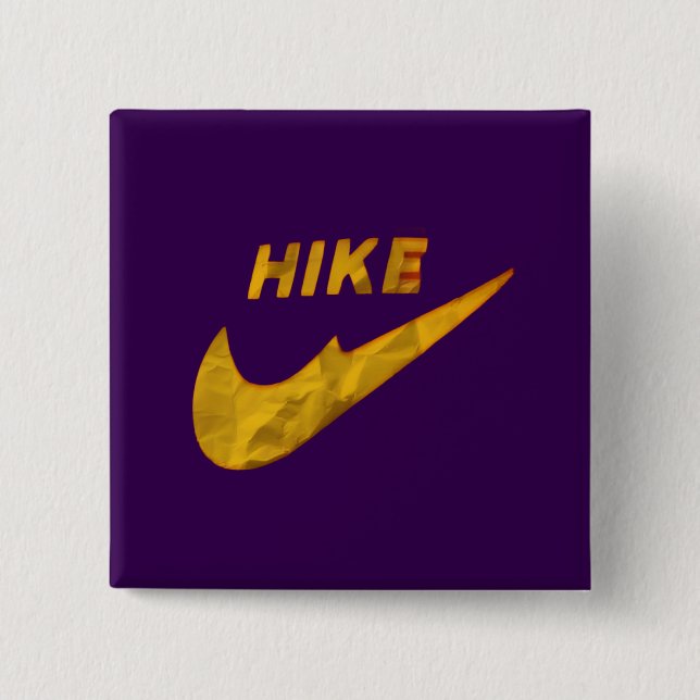 BADGE CARRÉ 5 CM HIKE IT  (Devant)