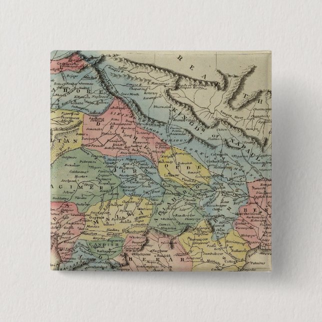Badge Carré 5 Cm Hindoostan 5 (Devant)