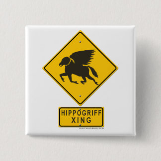Badge Carré 5 Cm Hippogriff XING
