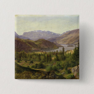 Badge Carré 5 Cm Hjelle dans Valders, fjord de tuile, 1835