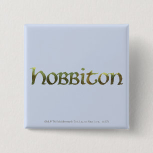 Badge Carré 5 Cm HOBBITON™ texturisé