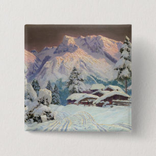 Badge Carré 5 Cm Hocheisgruppe, Autriche