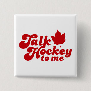 Badge Carré 5 Cm Hockey d'entretien à moi