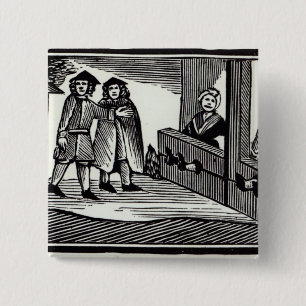 Badge Carré 5 Cm Homme et femme en stock