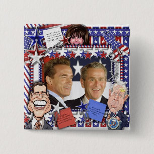 Badge Carré 5 Cm Hommes et Monica Lewinsky mariés