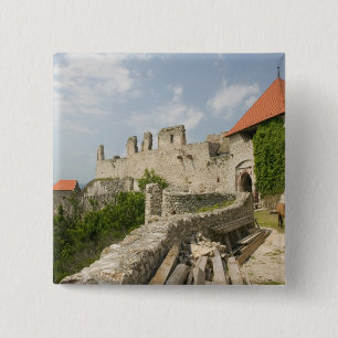 Badge Carré 5 Cm HONGRIE, région du lac Balaton, SUMEG: Sumer