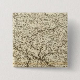 Badge Carré 5 Cm Hongrie, Turquie européenne