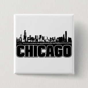 Badge Carré 5 Cm Horizon de Chicago