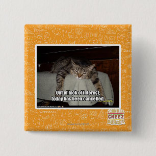 Badge Carré 5 Cm Hors du manque d'intérêt