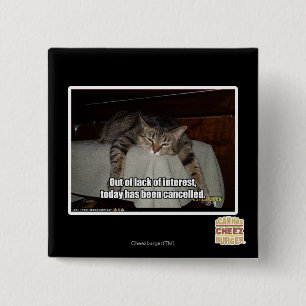 Badge Carré 5 Cm Hors du manque d'intérêt