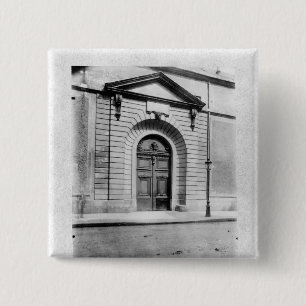 Badge Carré 5 Cm Hotel du Grand Veneur dans la rue De de Paris 60