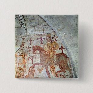 Badge Carré 5 Cm Hugues IX Lusignan