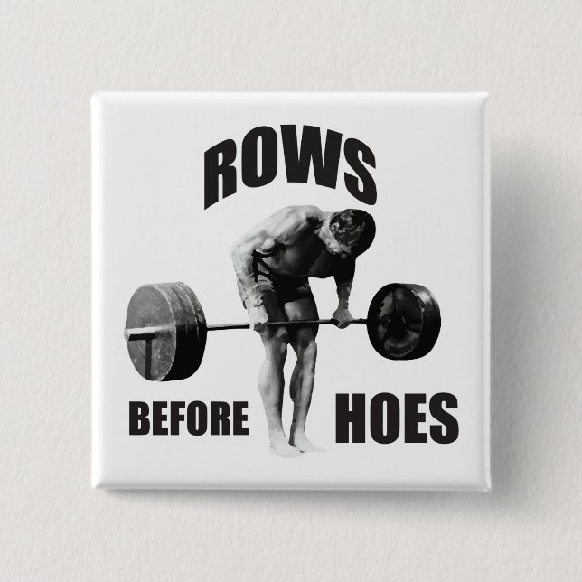 Badge Carré 5 Cm humour de motivation "Body Building" (Devant)