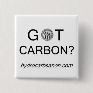 Badge Carré 5 Cm Hydrocarbsanon a obtenu le carbone ? Bouton