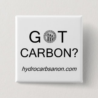 Badge Carré 5 Cm Hydrocarbsanon a obtenu le carbone ? Bouton