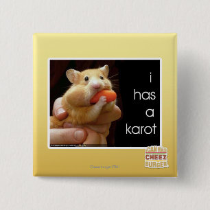 Badge Carré 5 Cm I a un karot