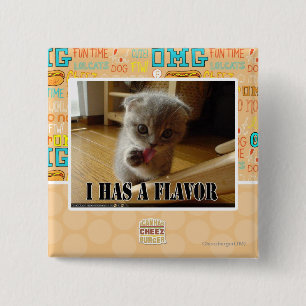 Badge Carré 5 Cm I a une saveur