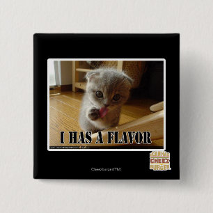 Badge Carré 5 Cm I a une saveur