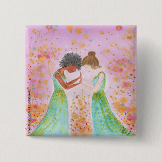 Badge Carré 5 Cm I Stand By You Pin