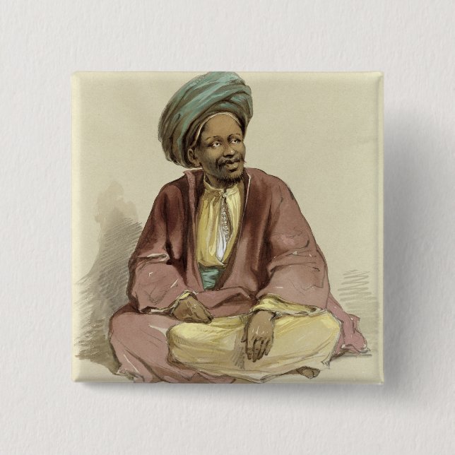 Badge Carré 5 Cm Ibrahim - de Sunnar, 1856 (Devant)