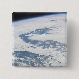 Badge Carré 5 Cm icebergs de cinq ans près de l'île de Géorgie du S