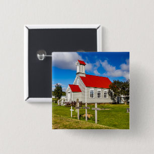Badge Carré 5 Cm Icelandic Church