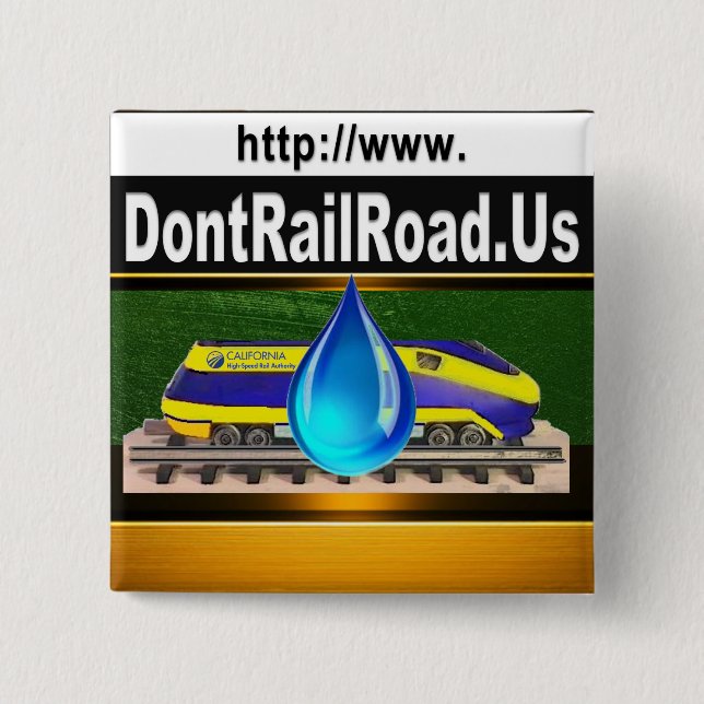 Badge Carré 5 Cm Idée de bouton de HSR (Devant)