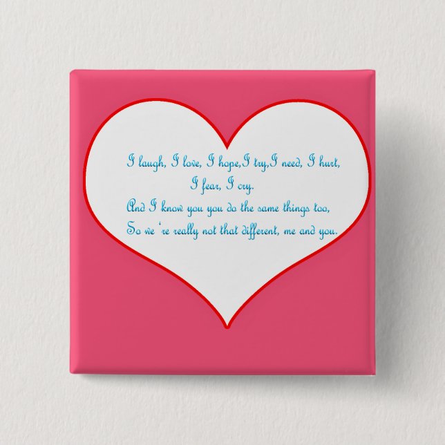 Badge Carré 5 Cm Identique (Devant)