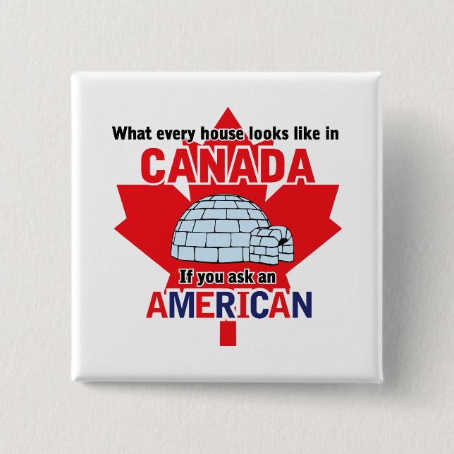 Badge Carré 5 Cm Igloo (Devant)