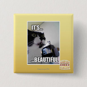 Badge Carré 5 Cm Il est beau