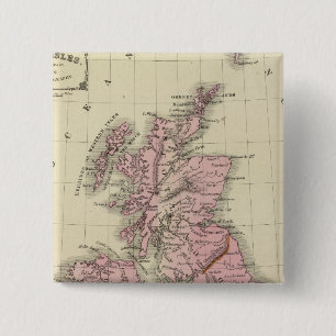 Badge Carré 5 Cm Île britannique 5